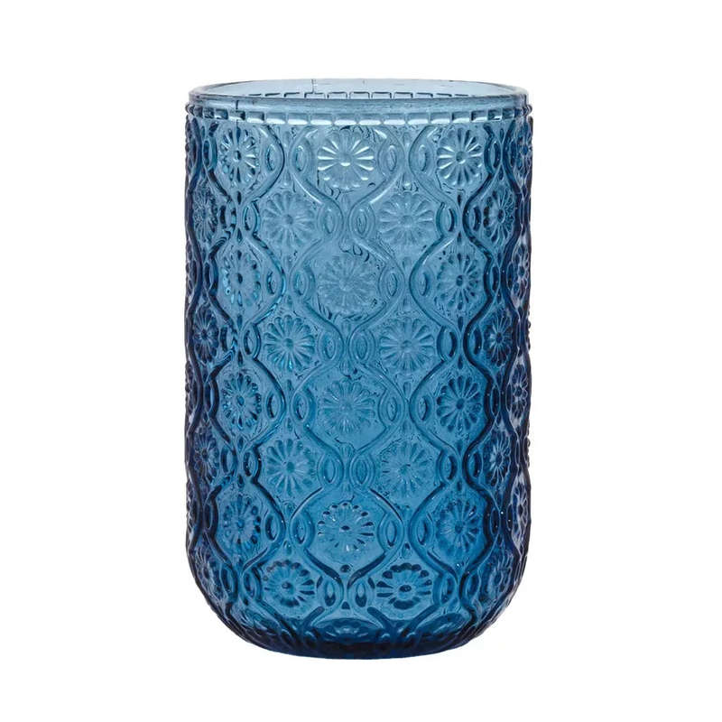 Drinking Glass - Moroccan Blue 360ml