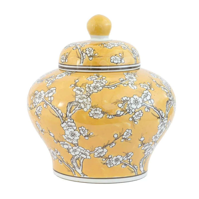 Ginger Jar - Yellow Blossoms Fatty