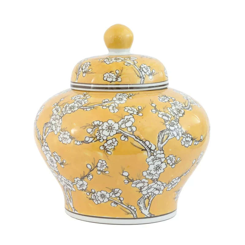 Ginger Jar - Yellow Blossoms Fatty