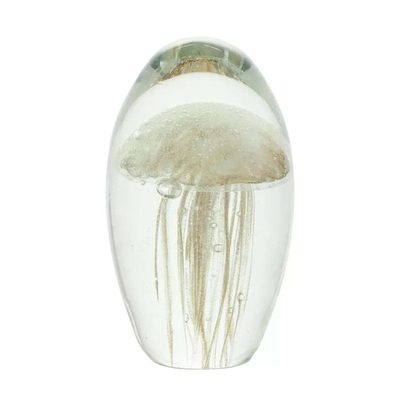 Glass Ornament - Bronze Jellyfish