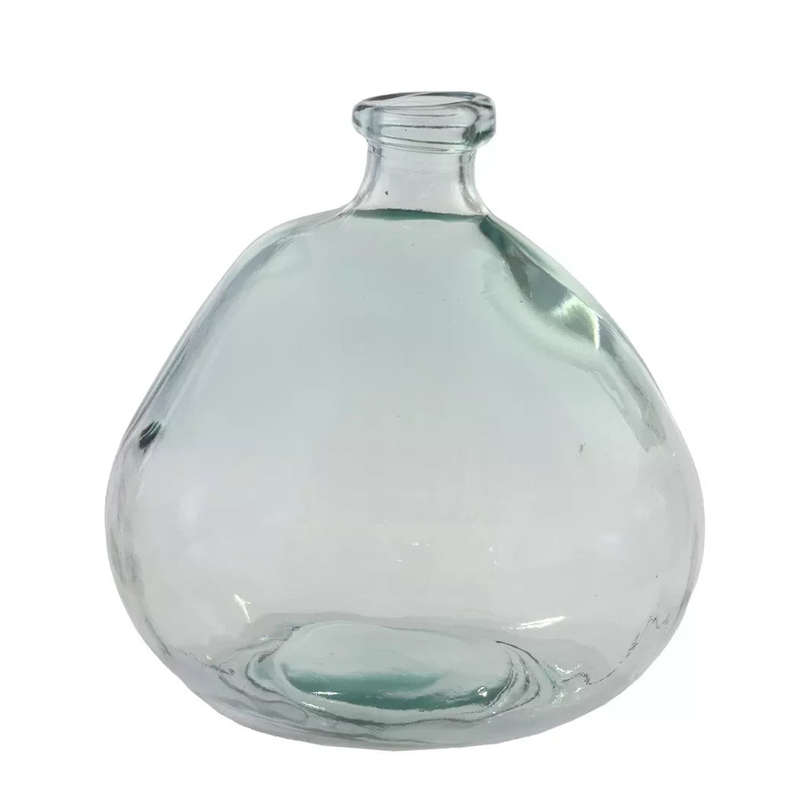 Glass Vase - Medium Recycled Material Fatty Vase