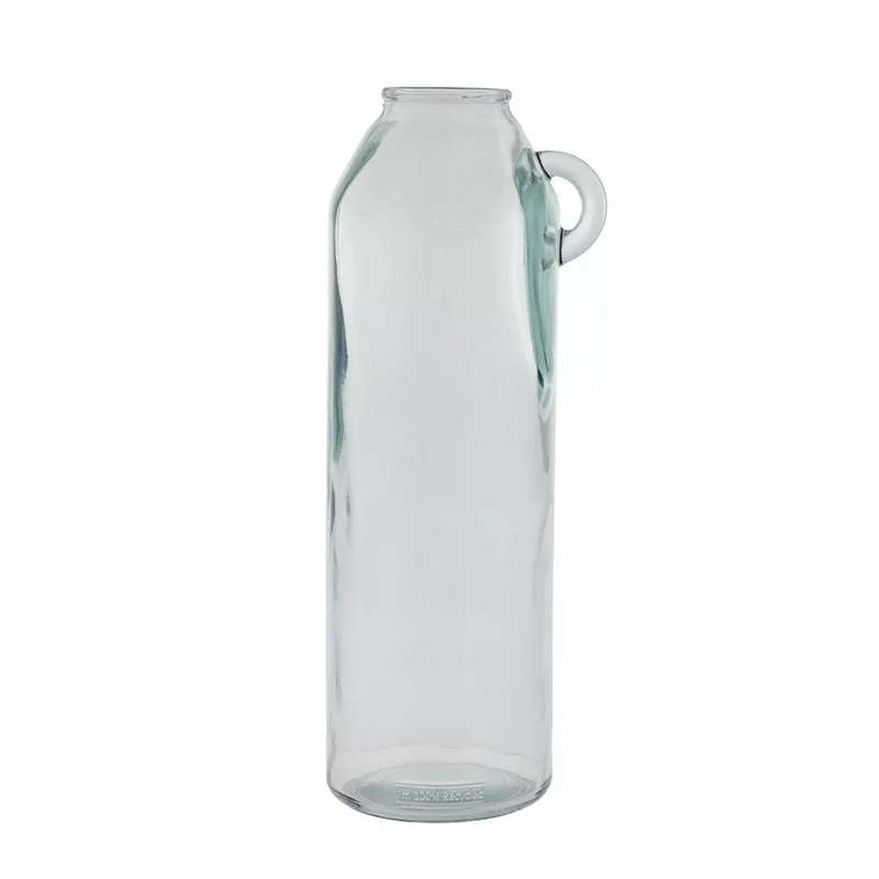 Glass Vase - Recycled Material Clear 45cm