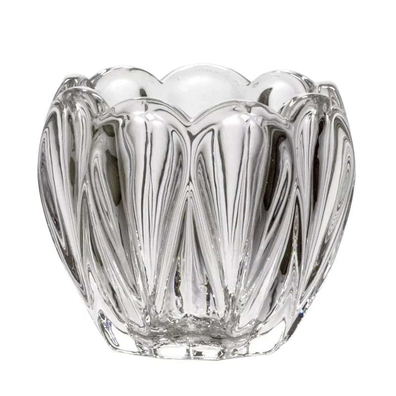 Glass Votive - Floral Tulip