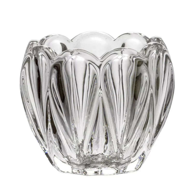 Glass Votive - Floral Tulip