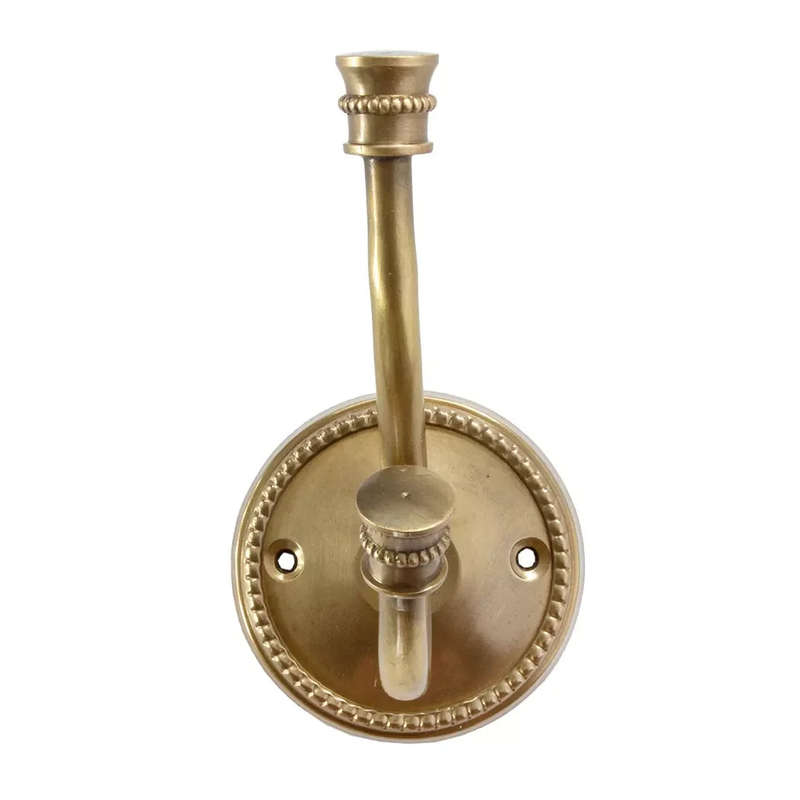 Hook - Brass Round Beaded