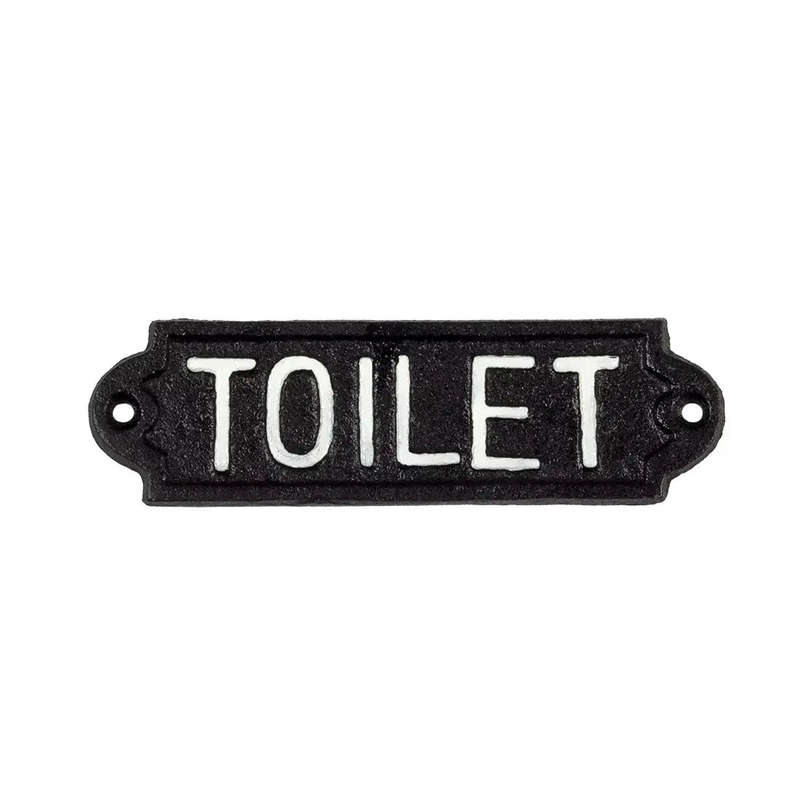 Iron Sign - Toilet
