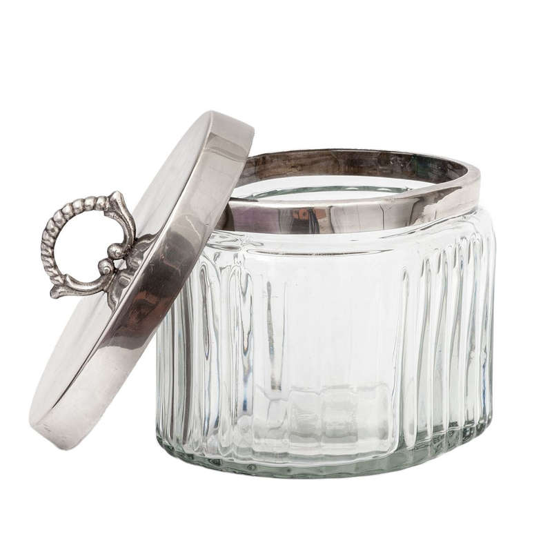 Jar - French Oval Glass