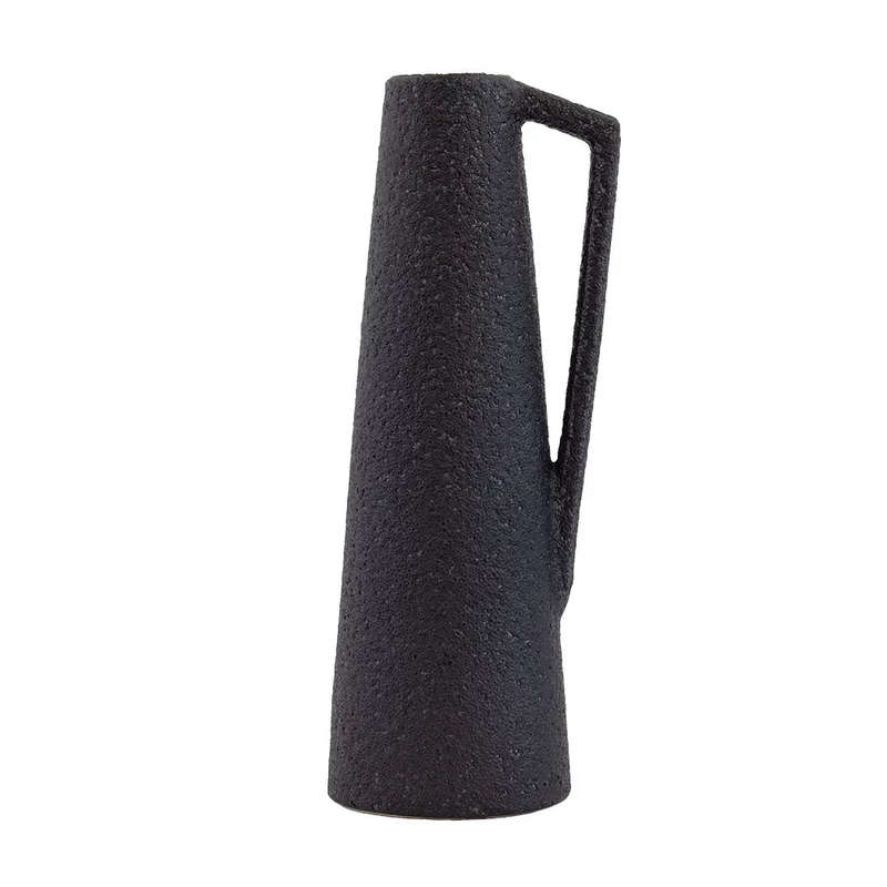 Jug - Ceramic Textured Black 33.5cm