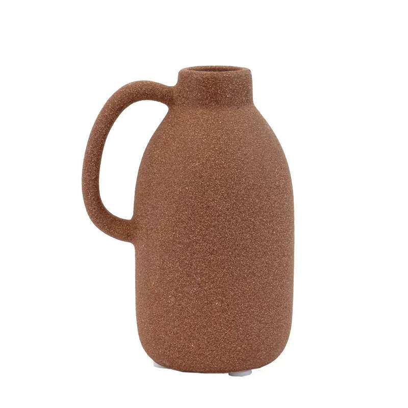 Jug - Small Brown Red 12cm
