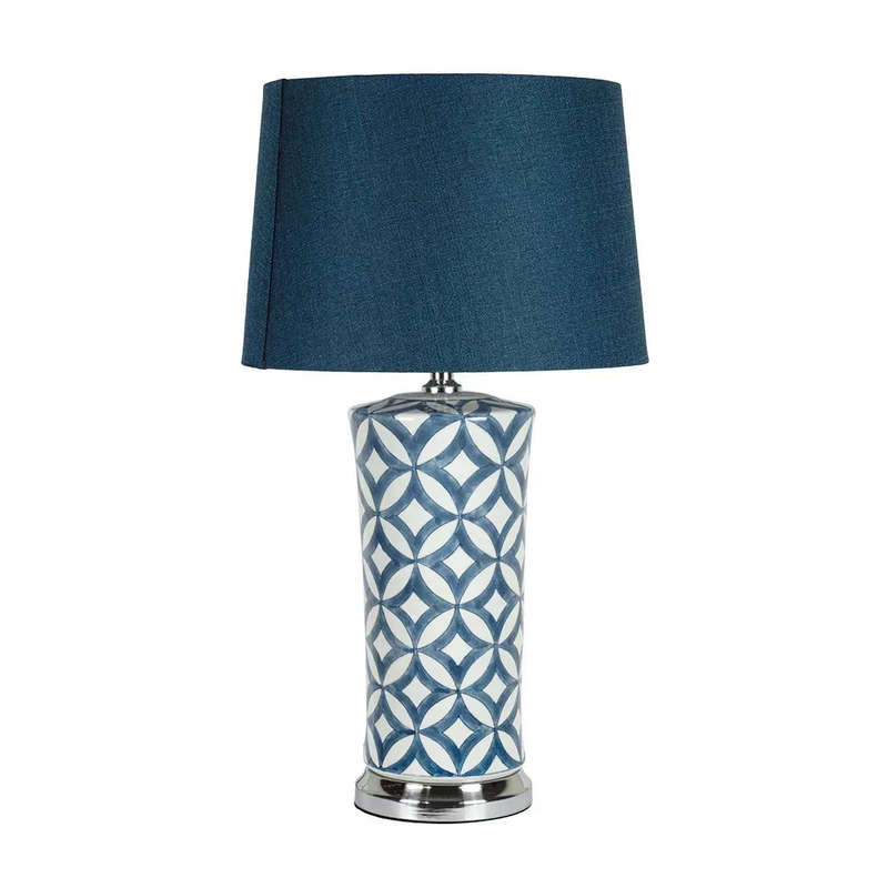 Lamp - Ceramic Blue Moroccan