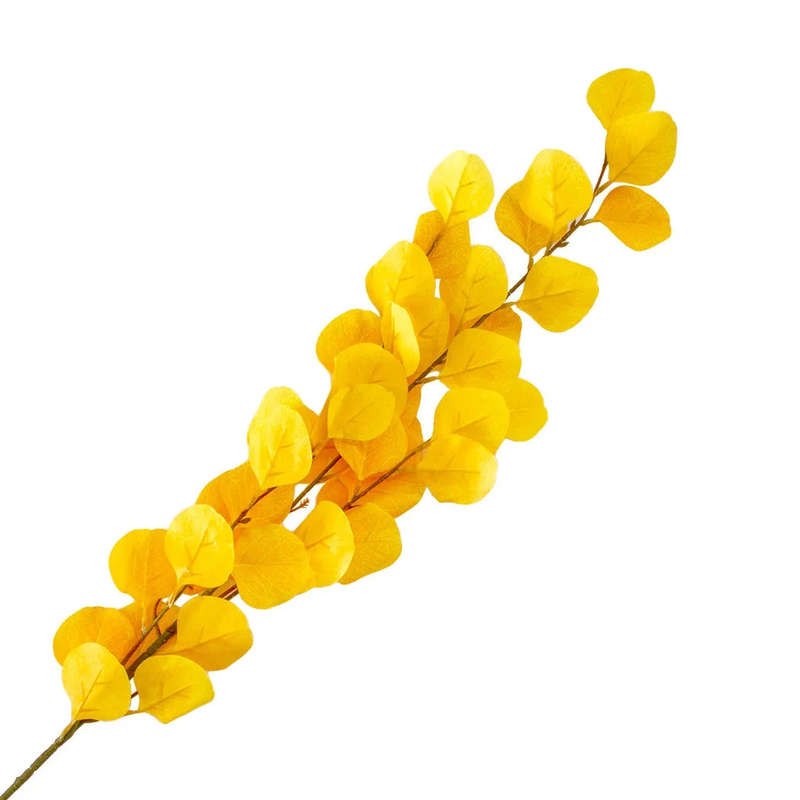 Leaf Branch - Eucalyptus Yellows 92cm