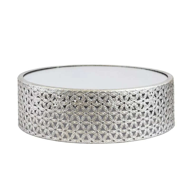 Mirror Stand - Silver Round