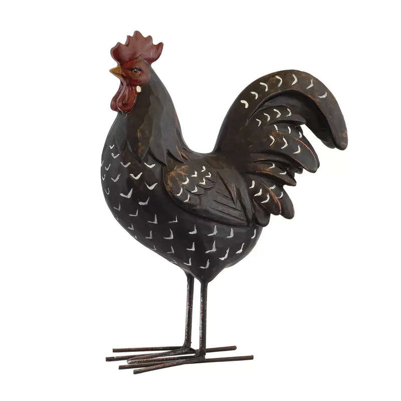 Ornament - Ebony Rooster