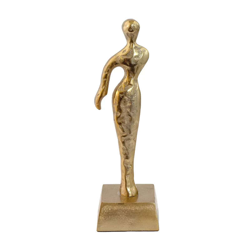 Ornament - Gold Abstract Lady