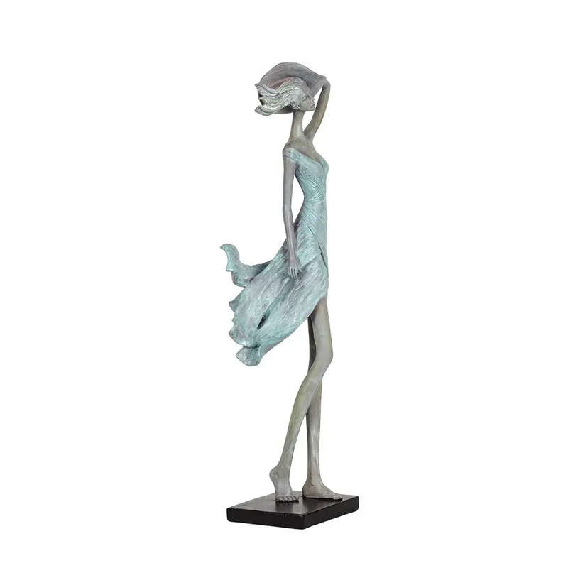 Ornament - Lady in Light Blue 38cm