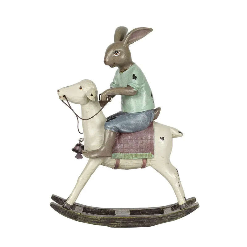 Ornament - Rocking Sheep & Hare