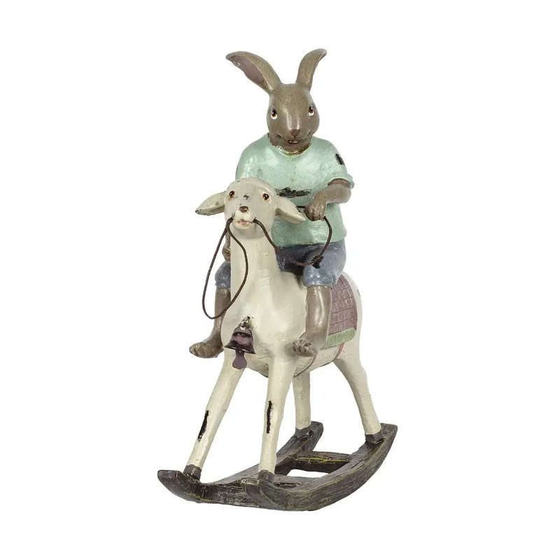Ornament - Rocking Sheep & Hare