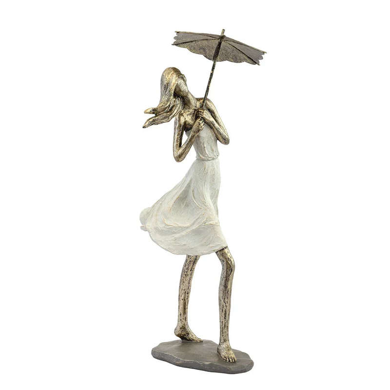 Ornament - Umbrella Lady White