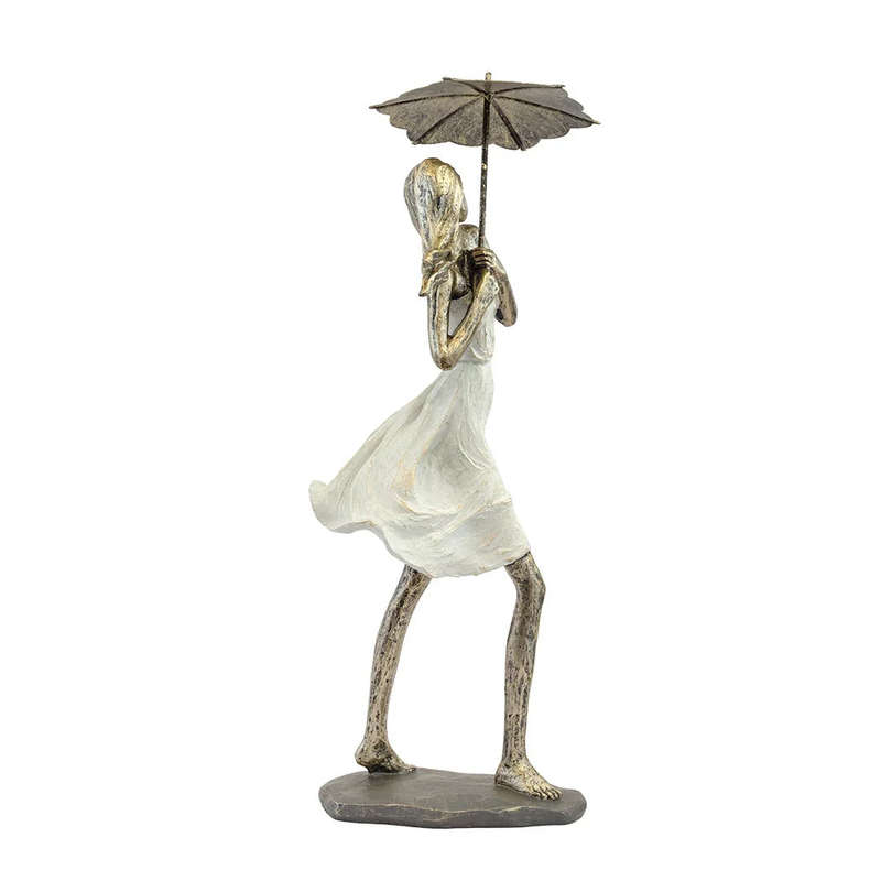 Ornament - Umbrella Lady White