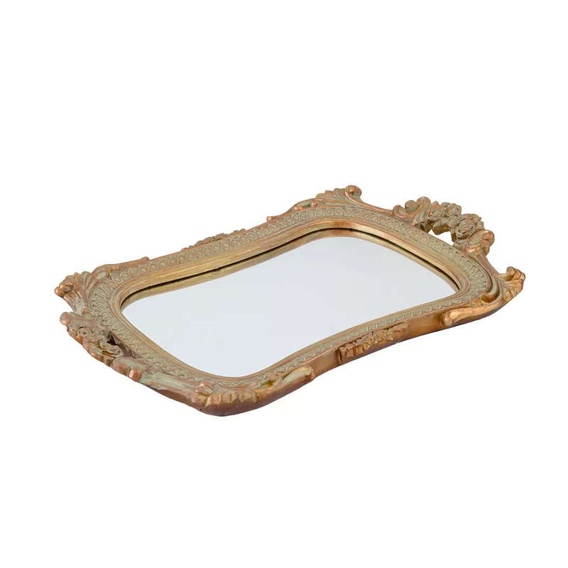 Perfume Tray - Copper Roses