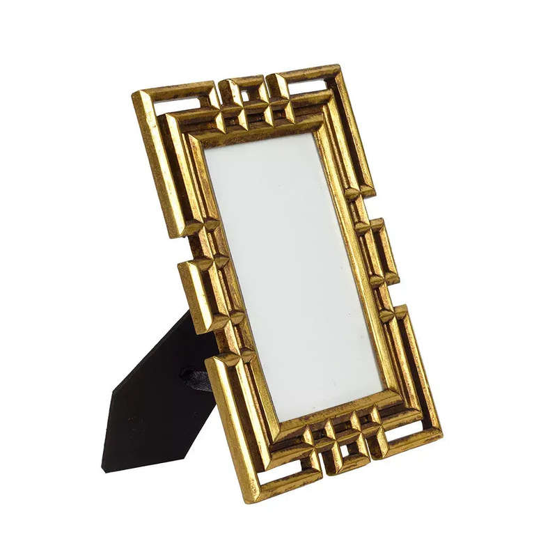 Picture Frame - Gold Antique Bold Lines