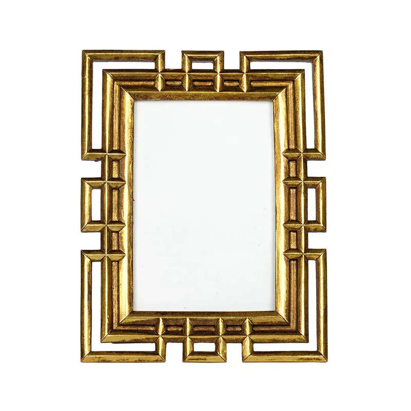 Picture Frame - Gold Antique Bold Lines