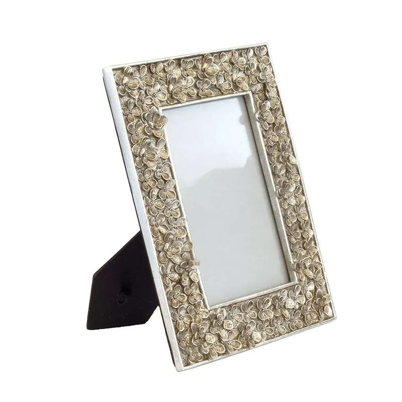Picture Frame - Silver Daisies