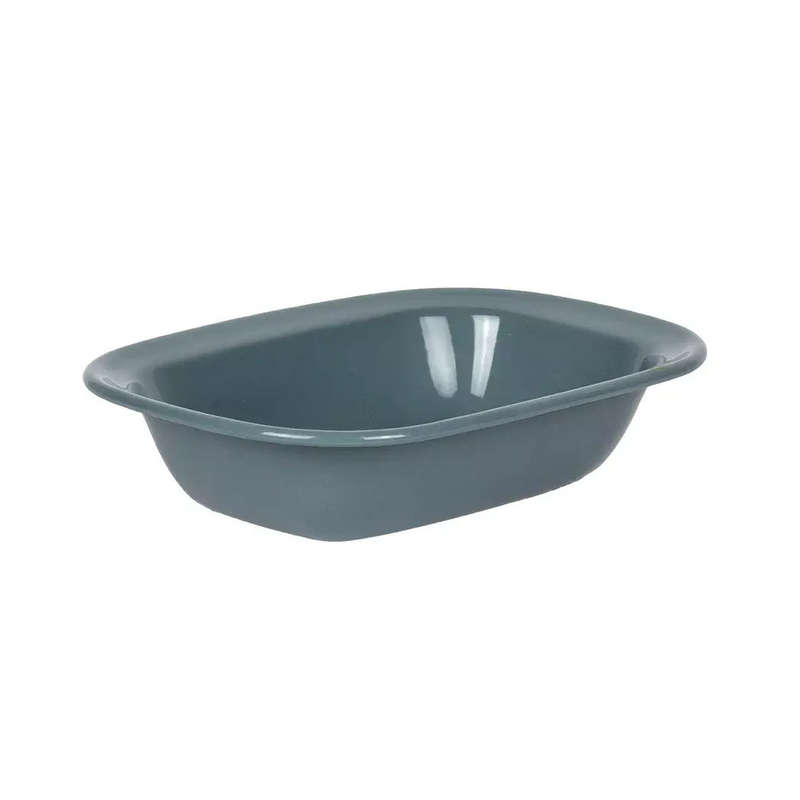 Pie Dish - Enamel Grey 20cm