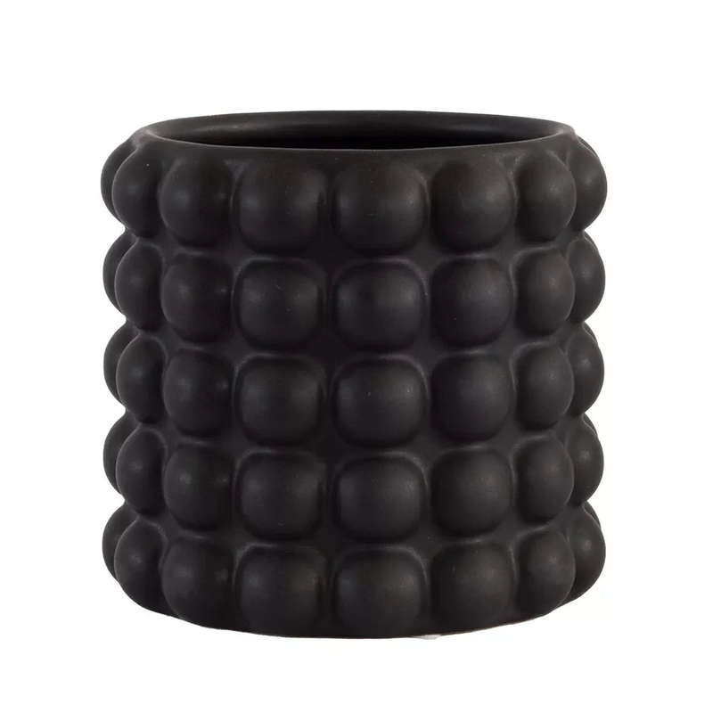 Planter - Bubble Ebony 14.5cm