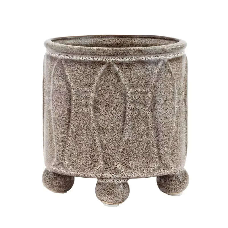 Planter - Greyish Fishy Elevated 14cm