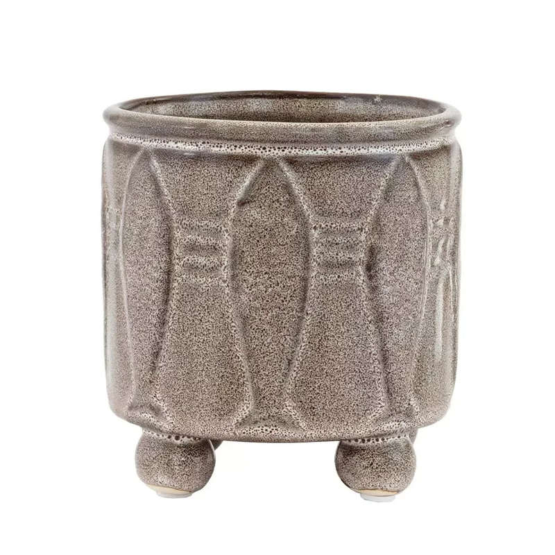Planter - Greyish Fishy Elevated 14cm