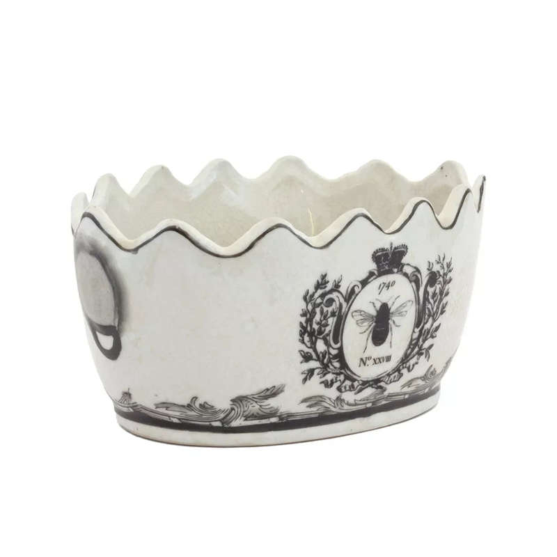 Planter - Oval Vintage Bee
