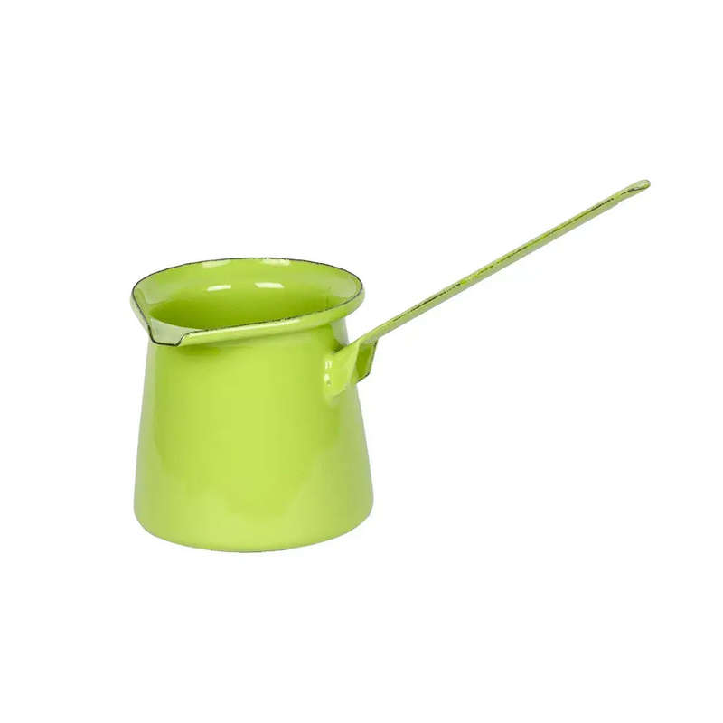 Sauce Pot - Small Enamel Melter Green