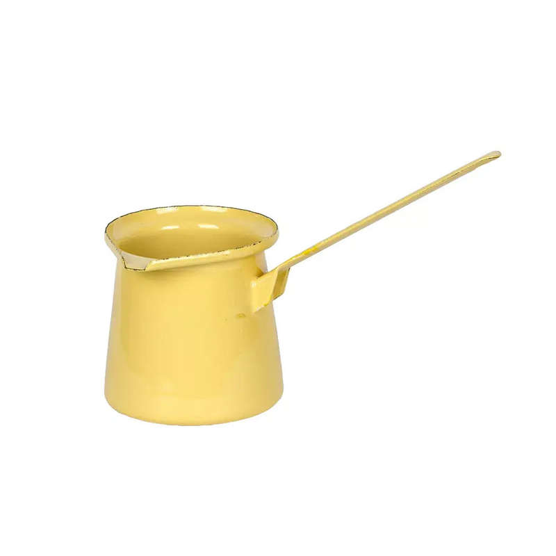 Sauce Pot - Small Enamel Melter Yellow