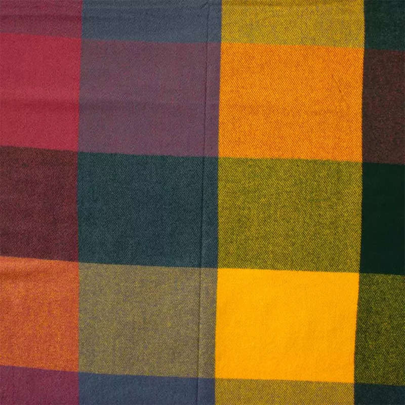 Scarf - Check Warm Colours