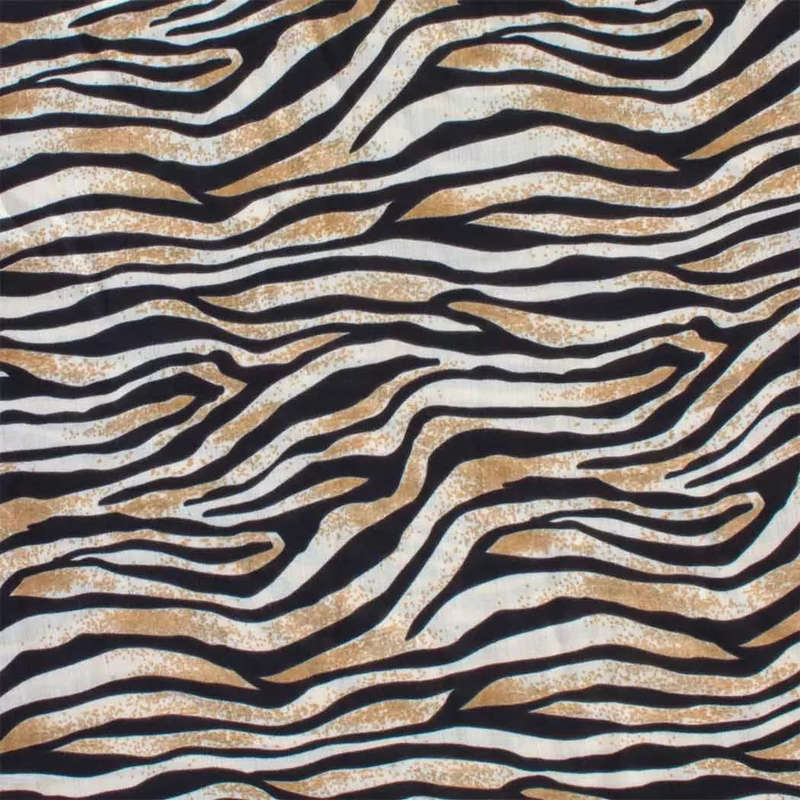 Scarf - Striped Black Edges