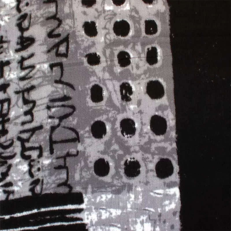 Scarf - White, Grey & Black