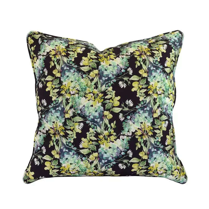 Scatter Cushion Cover - Ebony Shrub 60x60
