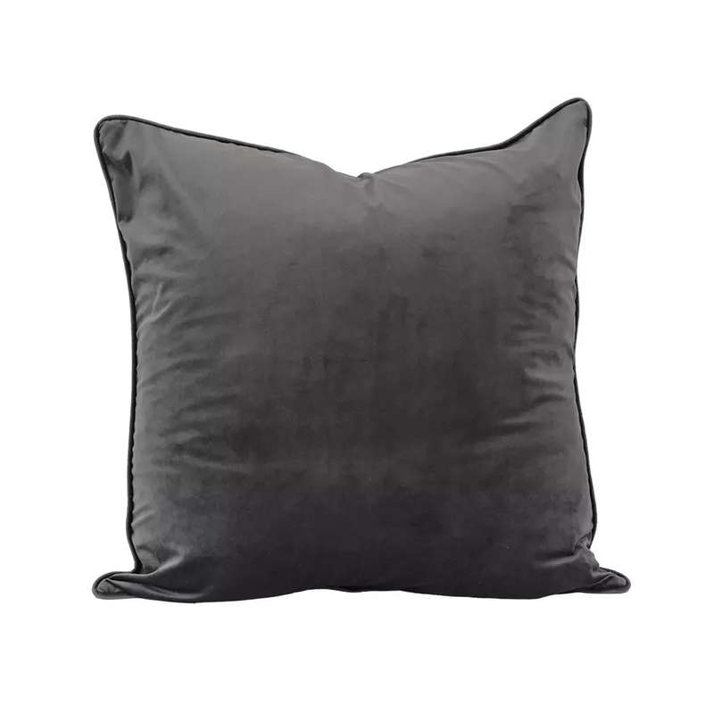 Scatter Cushion Cover - Velvet Charcoal Grey 60x60