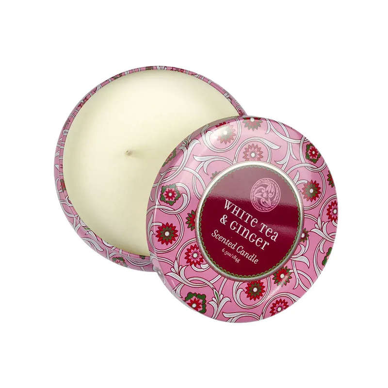 Scented Candle - White Tea & Ginger 11cm D