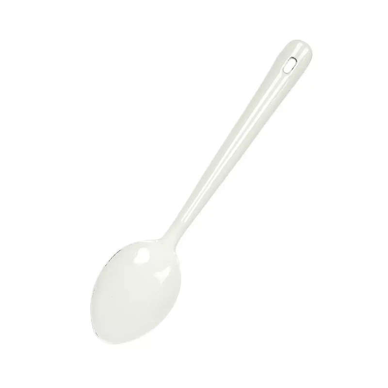 Spoon - Enamel White 30cm
