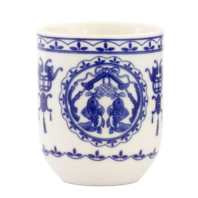Teacup - Blue Koi