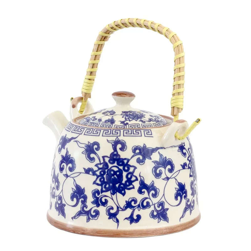 Teapot - Blue Vines