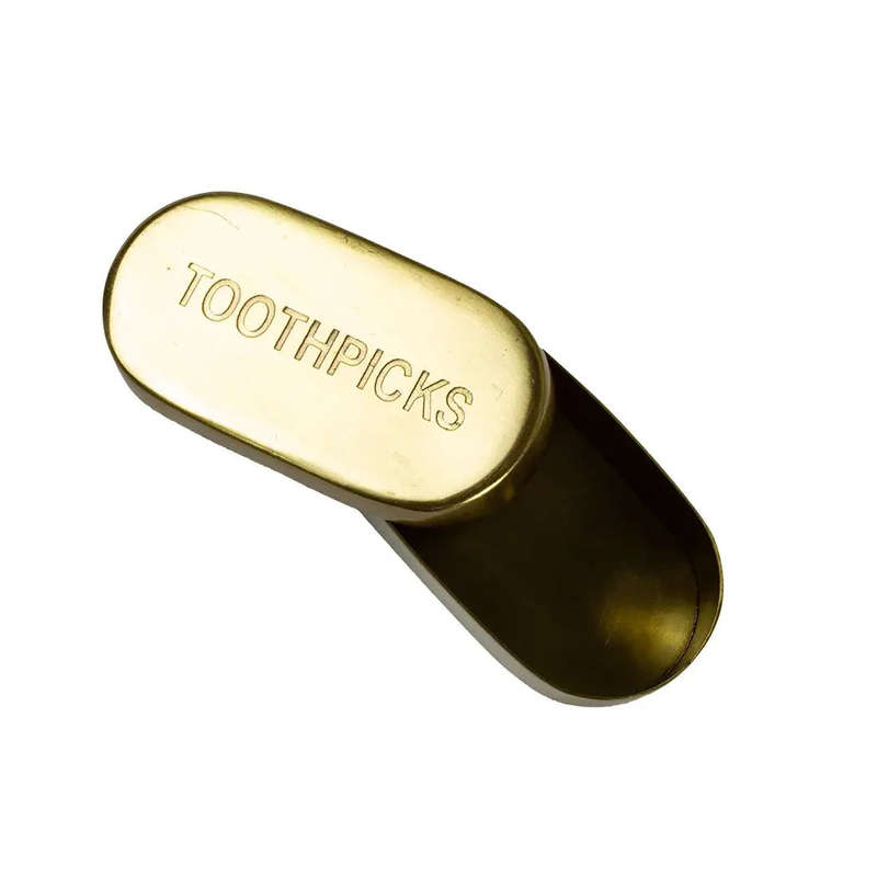 Toothpick Holder - Brass