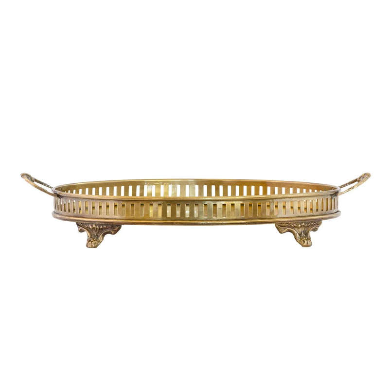Tray - Brass Handled