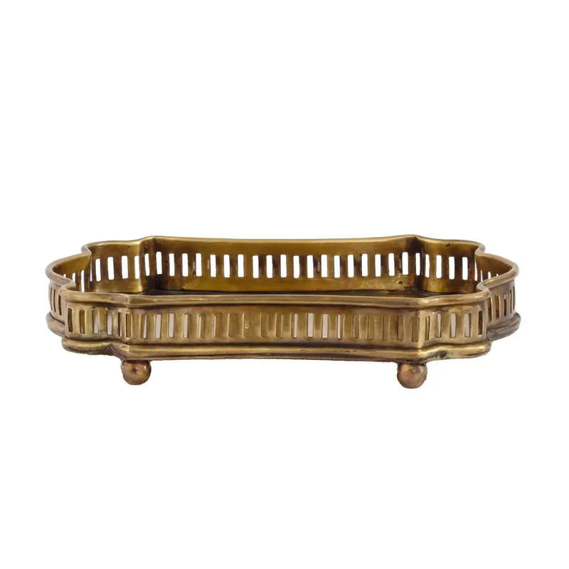 Tray - Oval Perfume Brass