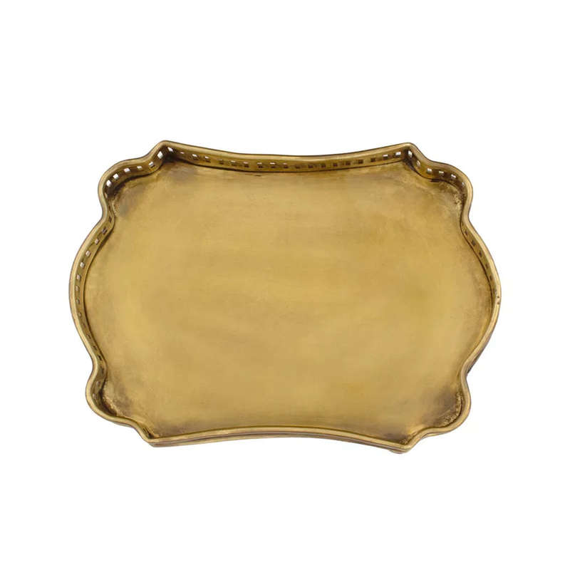 Tray - Oval Perfume Brass