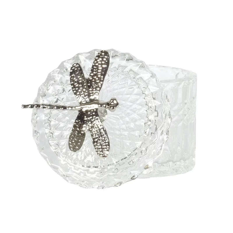 Trinket Box - Silver Dragonfly