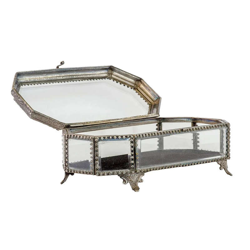 Trinket Box - Silver Elegance Large