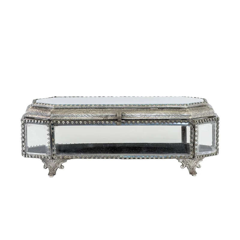 Trinket Box - Silver Elegance Large